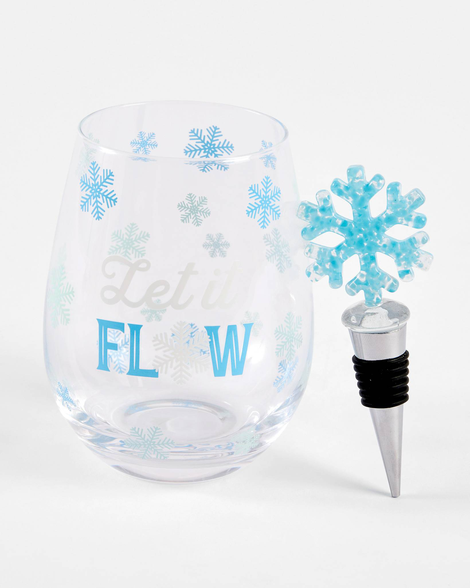 wine glass chiller Reed Wine Chiller Gift Set w/ Avignon Glasses