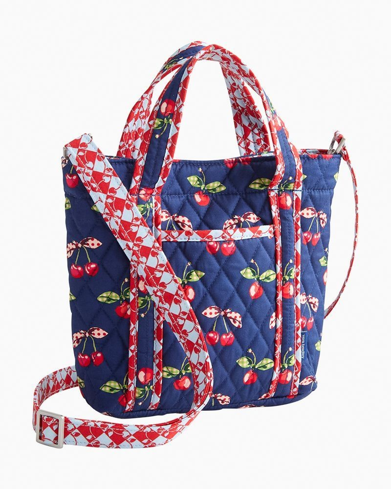 Mini Hathaway Tote Bag in Cherry Picking | Vera Bradley | The