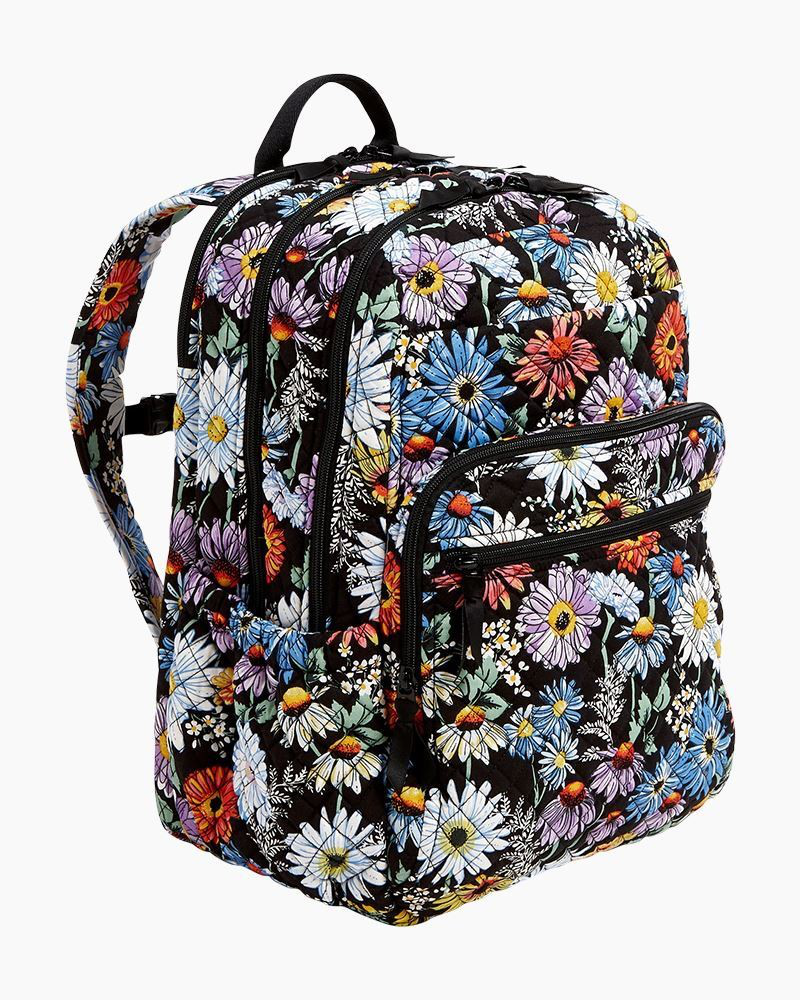 XL Campus Backpack Daisies NWT NEW Vera Bradley DAISIES XL Campus Backpack - School College  main image 3