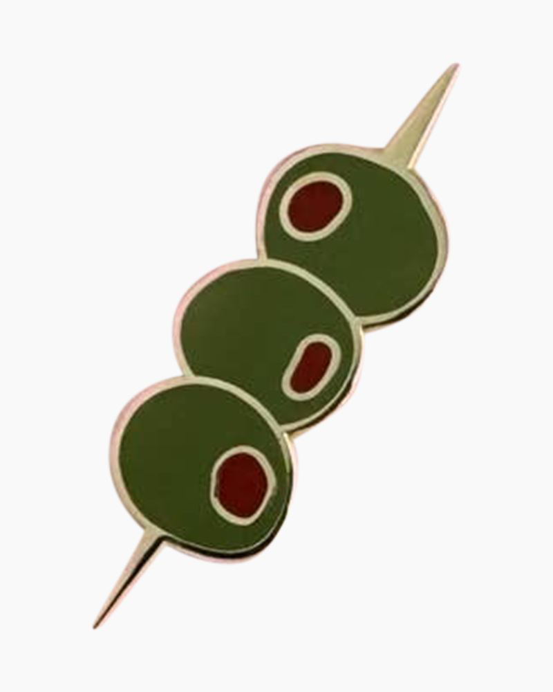 Olives Enamel Pin | Unexpected Flair | The Paper Store