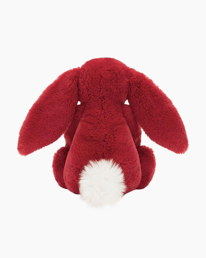 Medium Bashful Luxe Bunny Scarlett Plush Toy | Jellycat | The