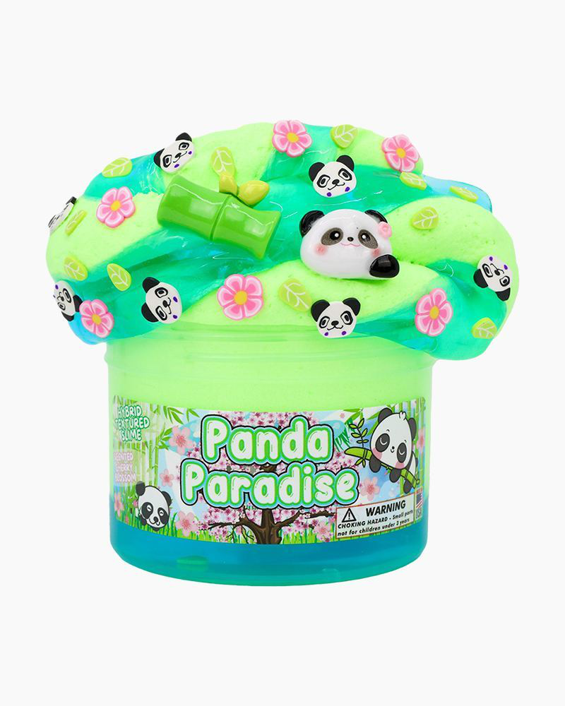 Panda Paradise 8 oz. Hybrid Slime | Dope Slimes | The Paper Store