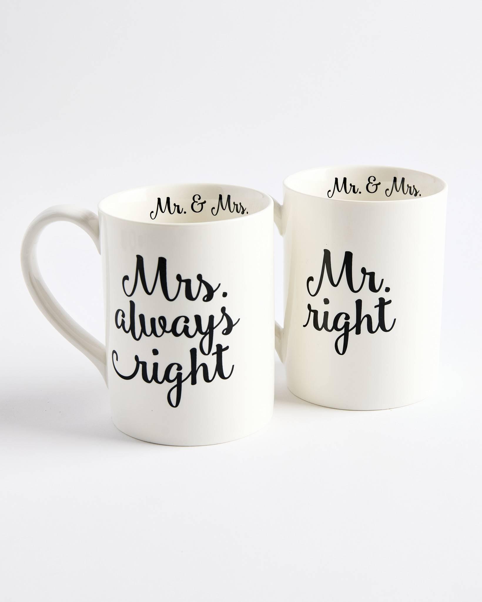 Legacy & Main Mr. Right and Mrs. Always Right Mug Set