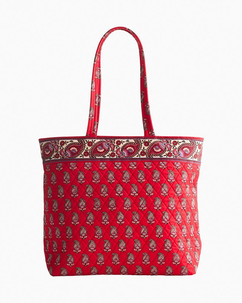 Original Zip Tote in Flowering Paisley Goji Berry | Vera Bradley