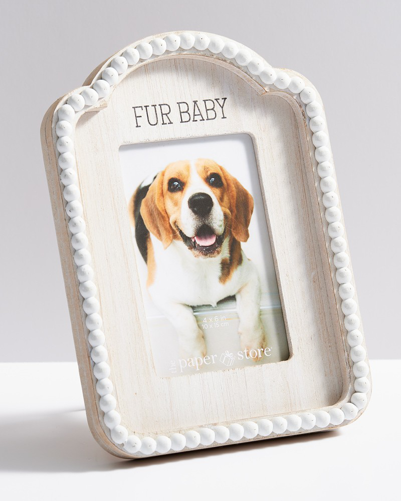 Fur Baby Beaded Edge Picture Frame (4x6) | The Paper Store | The Paper ...
