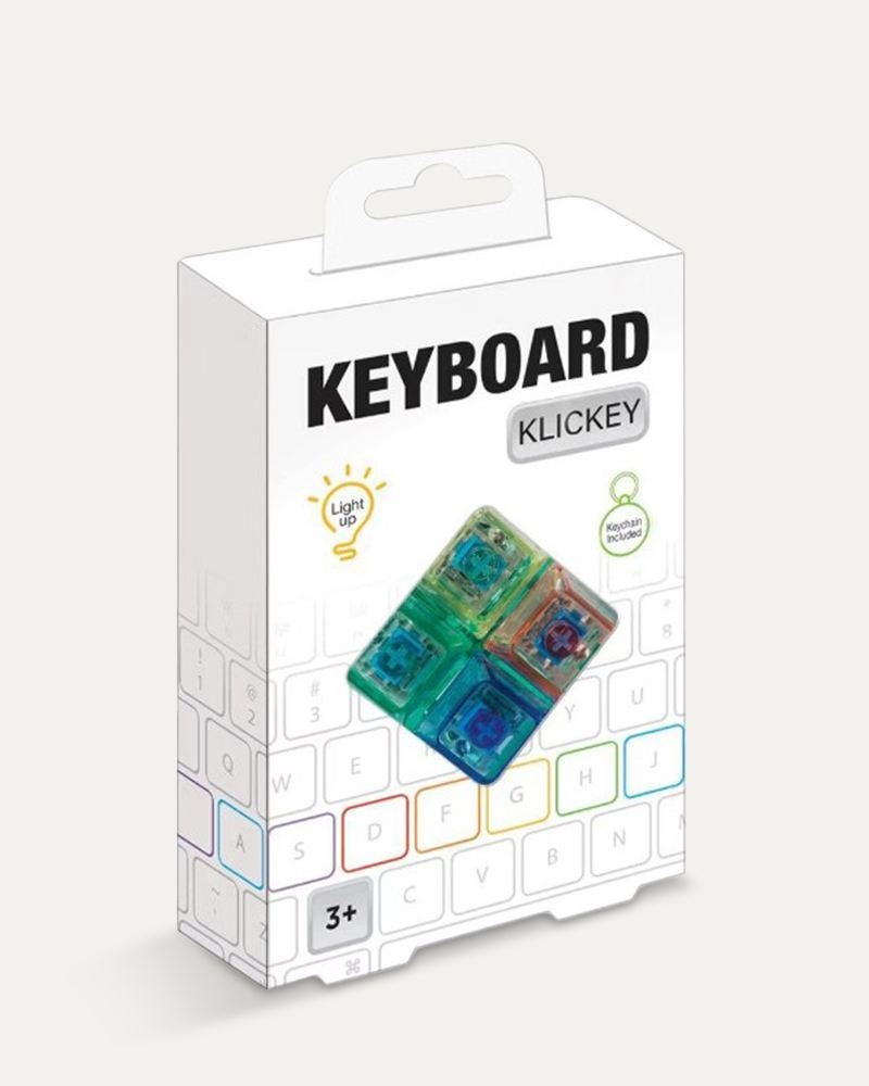 Keyboard Klickey Rainbow Keychain Fidget Sensory Toy
