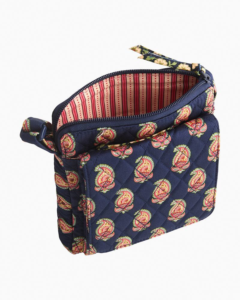 Exclusive Mini Hipster Crossbody Bag in Flowering Paisley | Vera