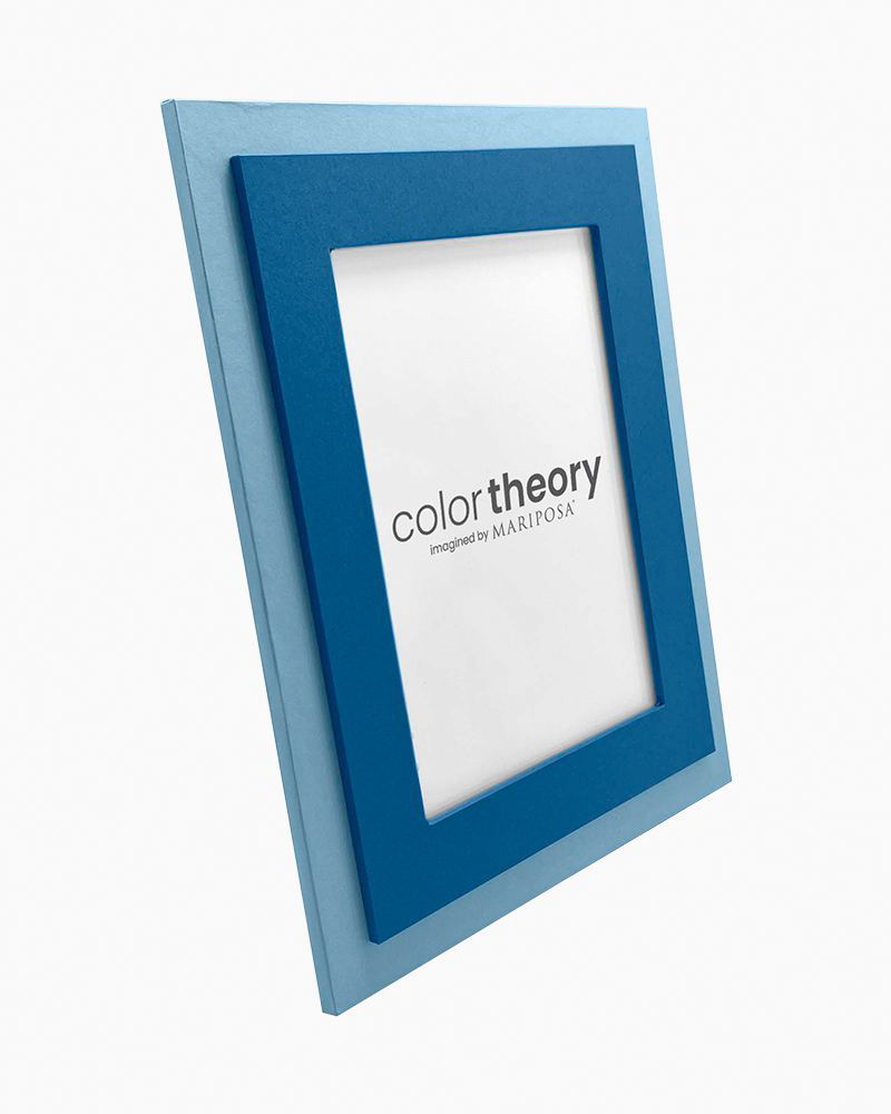 Tiered Denim Blue and Periwinkle Picture Frame (5x7) | Colortheory ...