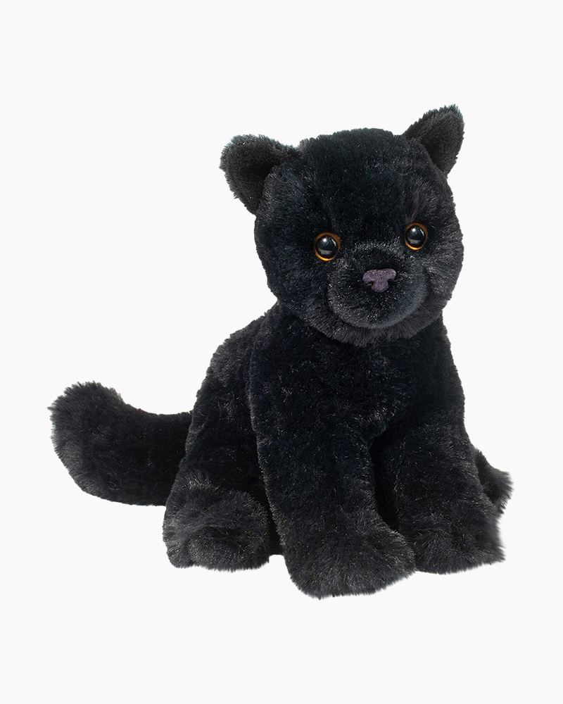 Mini Corie Soft Black Cat Plush Toy
