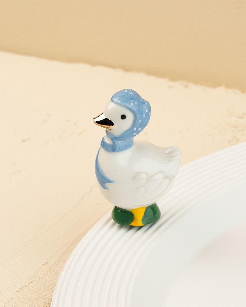 mini Porch Pal Goose Platter Ornament | Nora Fleming | The Paper Store
