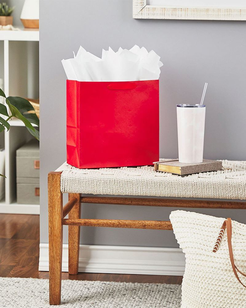 10.4-inch Large Square Red Gift Bag | Hallmark | The Paper Store