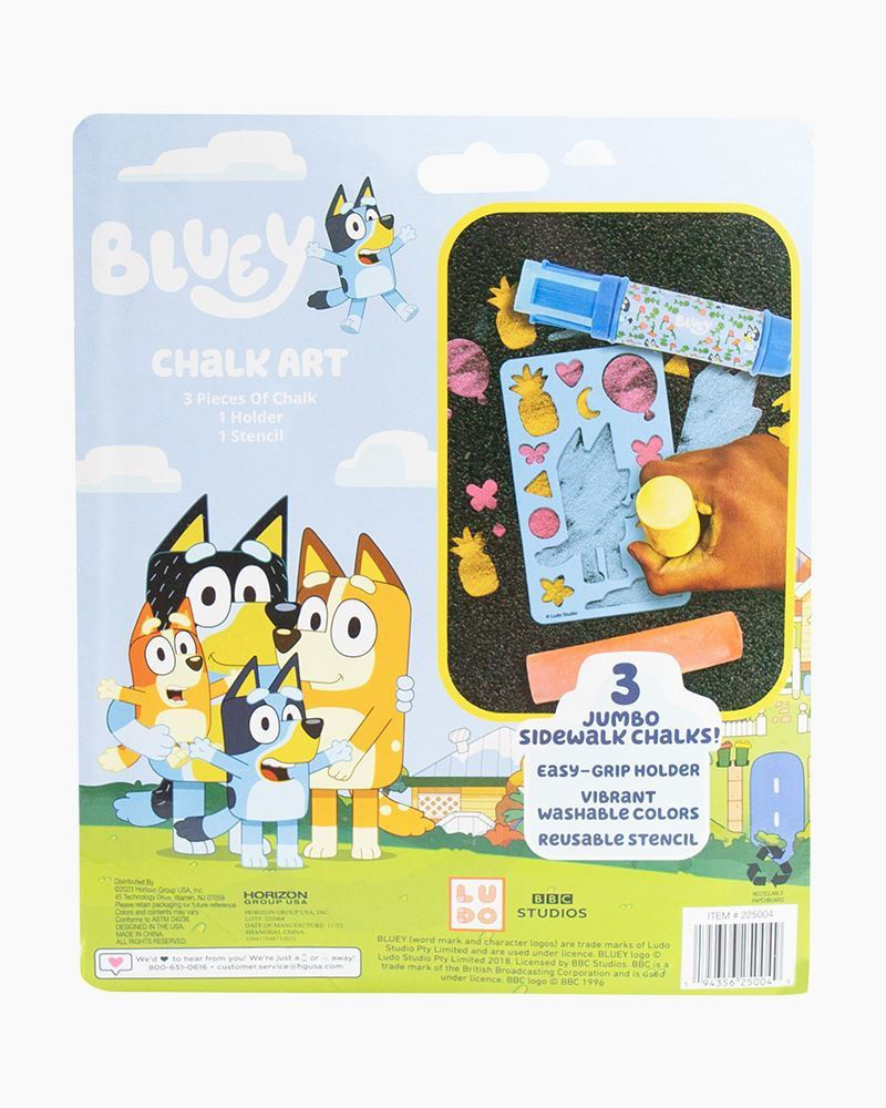 Bluey Chalk Art Set | Squishmallows | The Paper Store