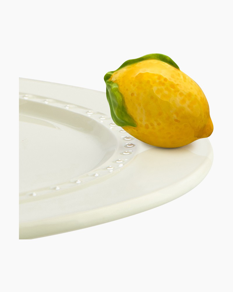 mini Lemon Squeeze Ceramic Platter Ornament