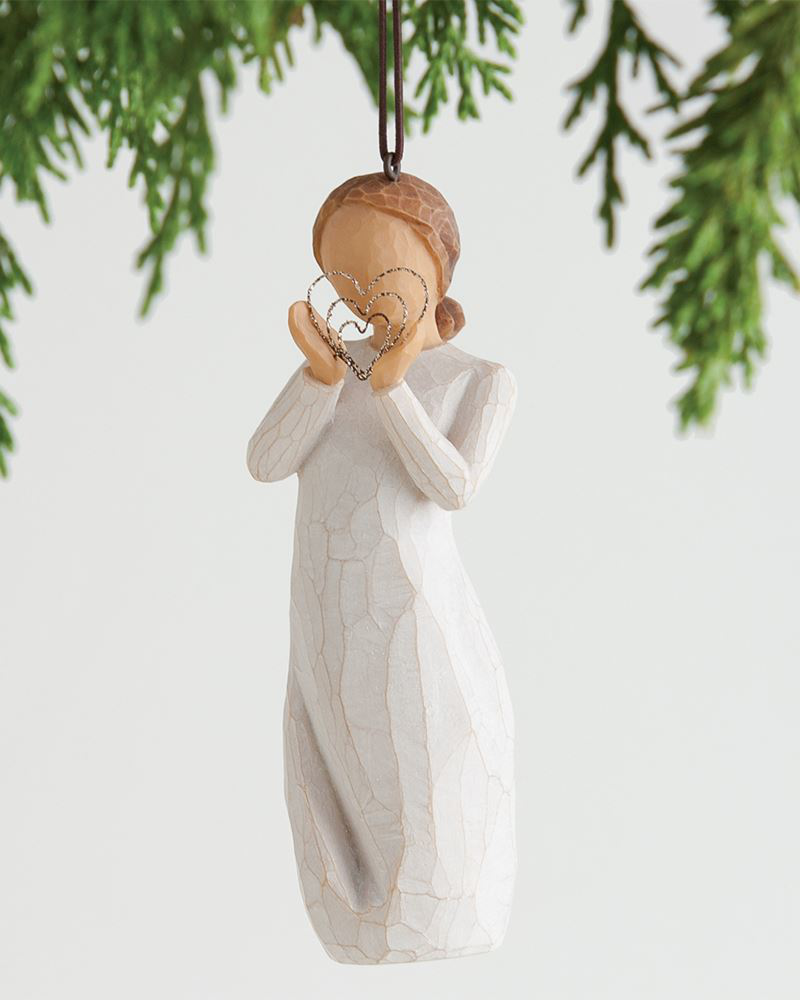 Demdaco Willow Tree Ornaments Lots Of Love - Boxed