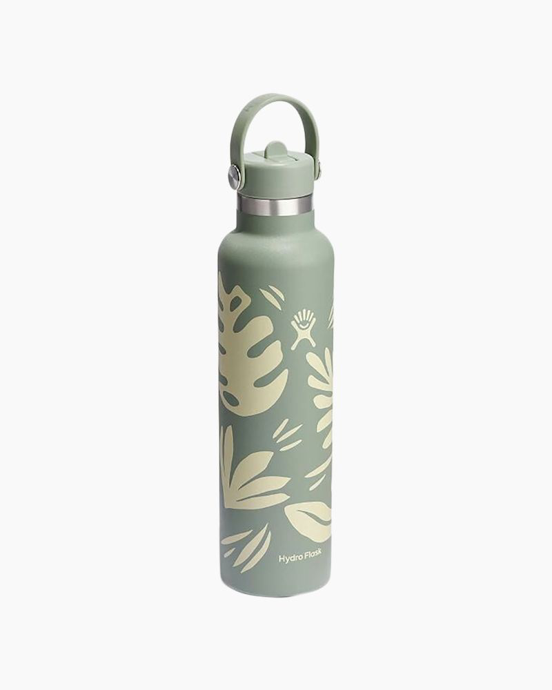24 oz. Standard Mouth Bottle with Flex Straw Cap in Botanical Bliss | Hydro  Flask | The Paper Store