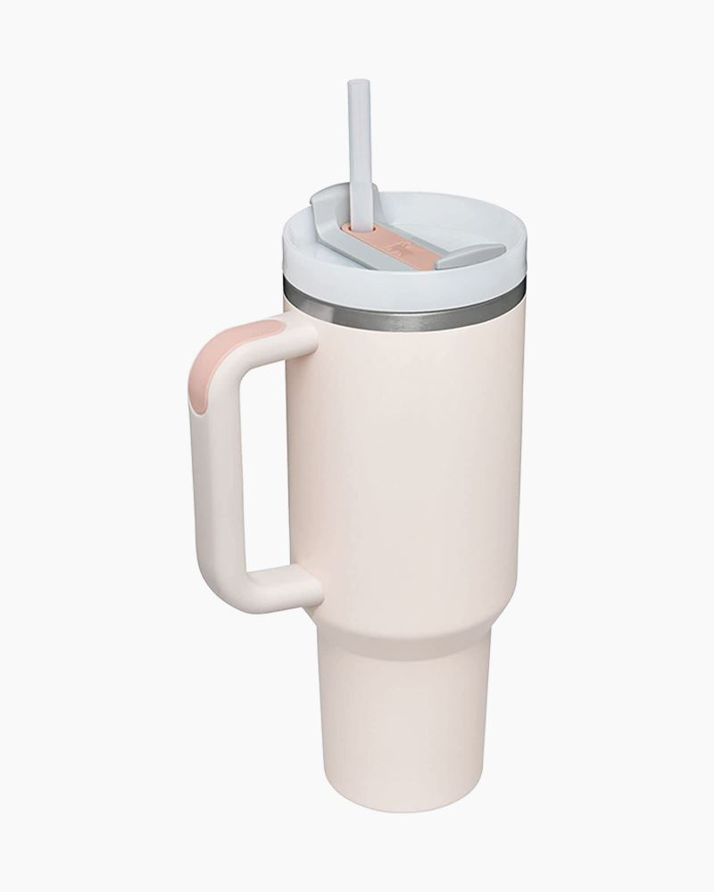 The Quencher 40 oz. H2.0 FlowState Tumbler in Rose Quartz | Stanley | The  Paper Store