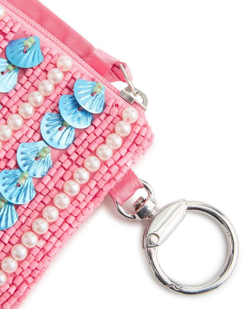Beaded Zip Pouch in Cottage Shells | Vera Bradley | The Paper Store