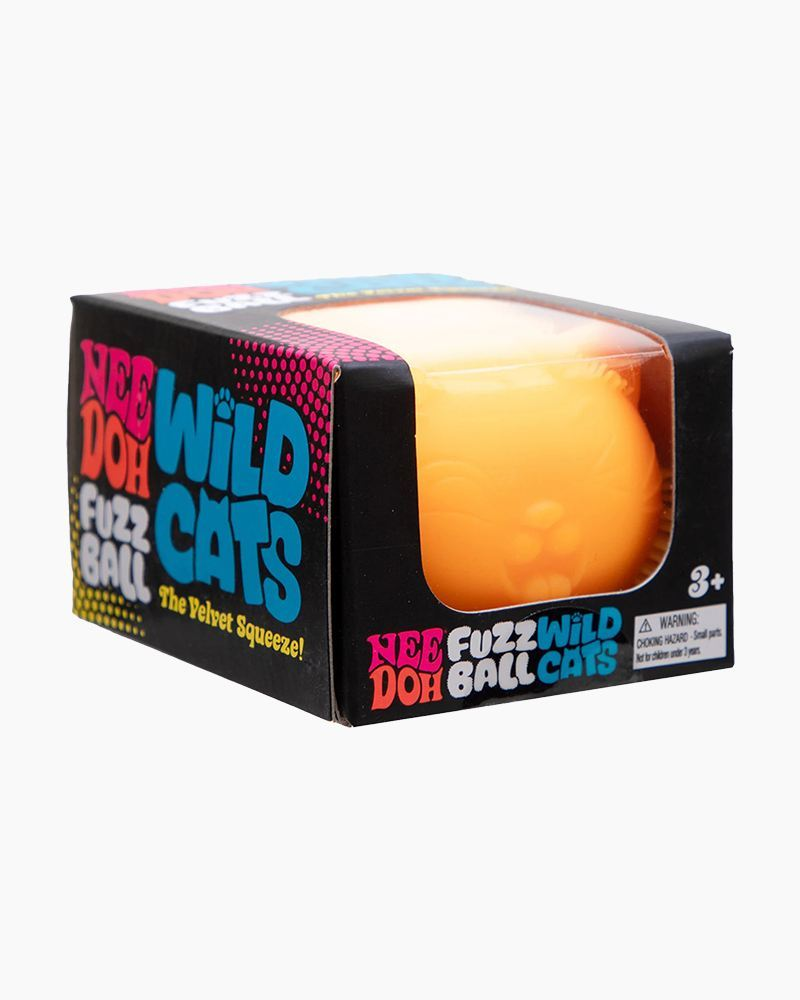NeeDoh Fuzz Ball Wild Cats Fidget Toy (Assorted) | NeeDoh | The Paper Store