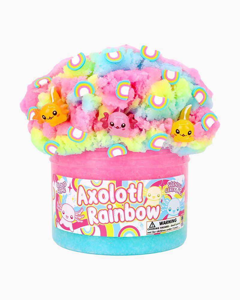 Axolotl Rainbow 8 oz. Cloud Slime