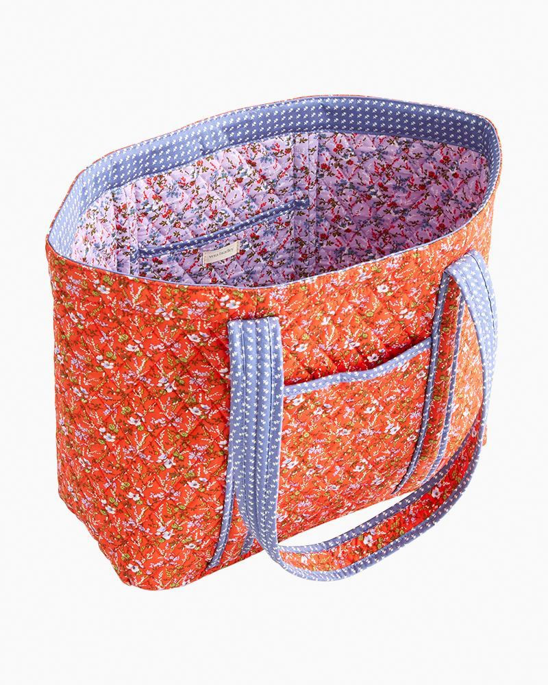 Hathaway Tote Bag in Wildflower Sprigs | Vera Bradley | The Paper