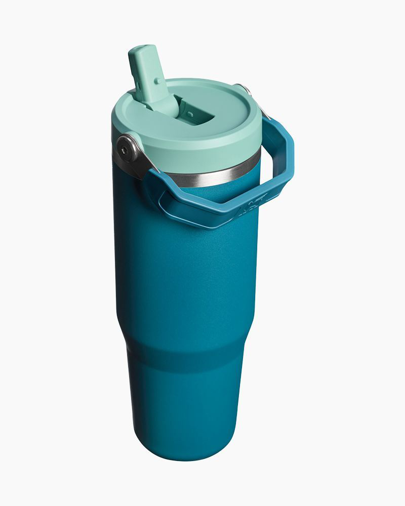 The IceFlow™ 30 oz. Flip Straw Tumbler in Coastal Teal | Stanley