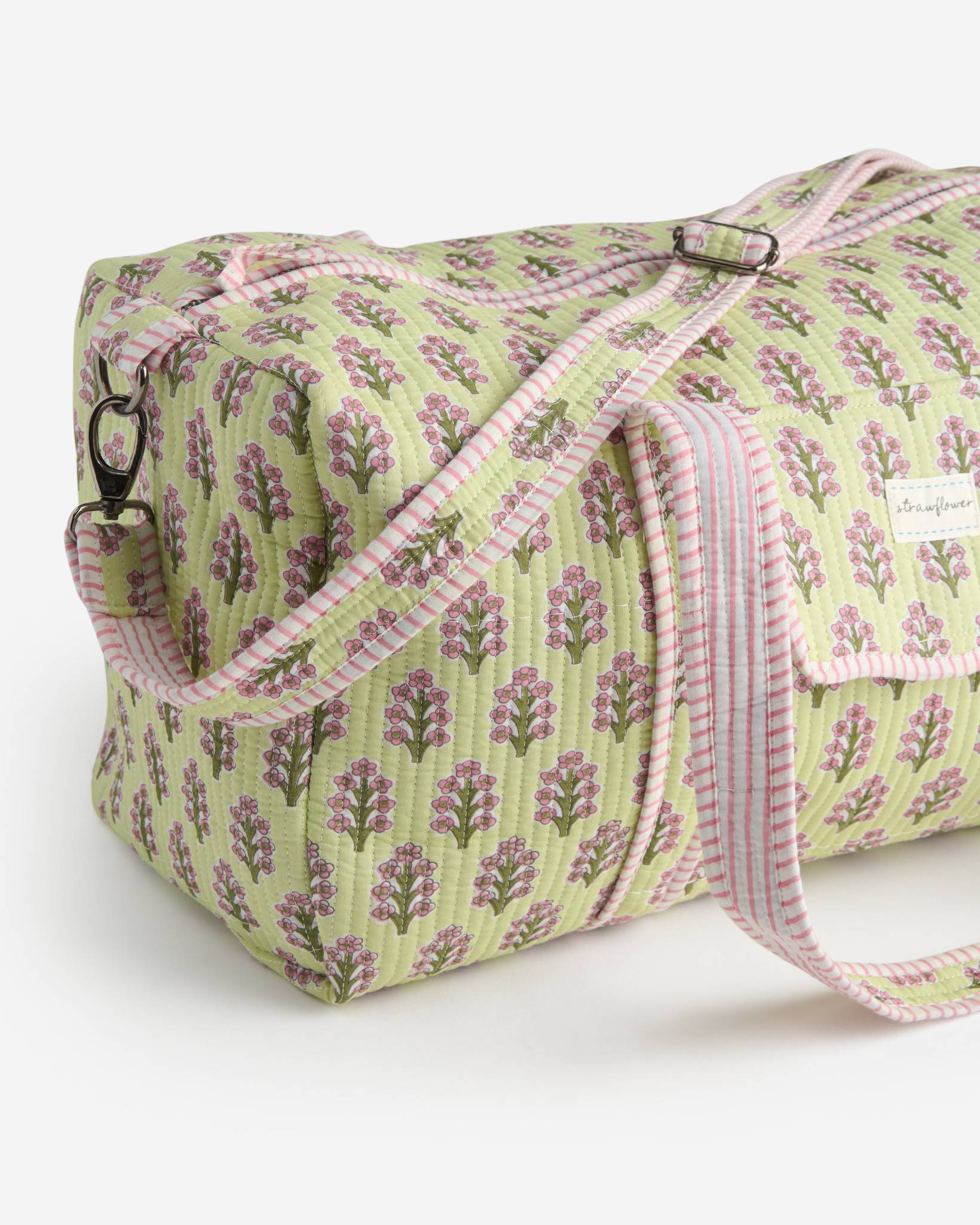 Liliana Heritage Quilted Block Print Duffel Bag | Strawflower