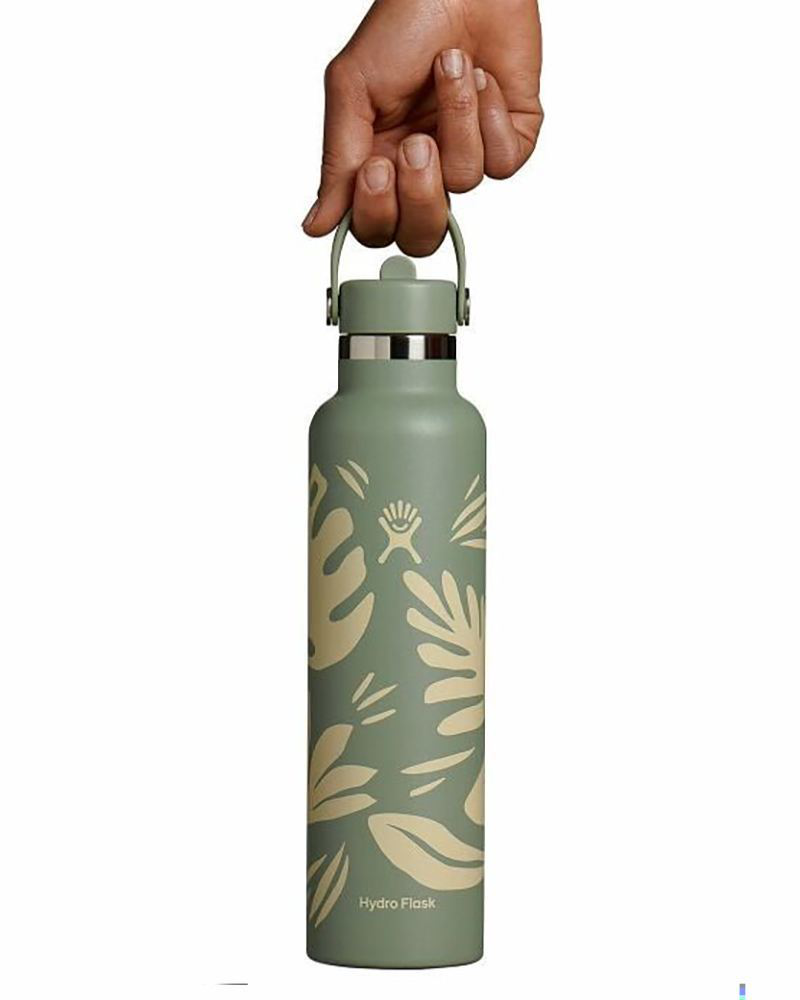 24 oz. Standard Mouth Bottle with Flex Straw Cap in Botanical Bliss | Hydro  Flask | The Paper Store
