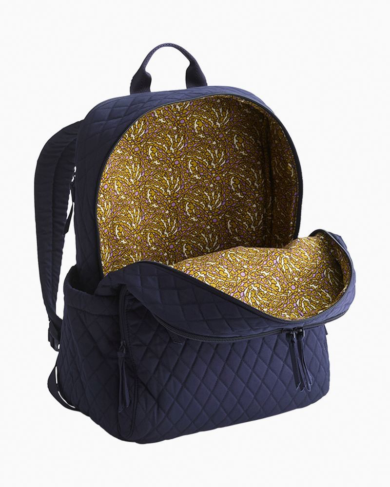 Large Bancroft Backpack in Peacoat | Vera Bradley | The  display picture 3