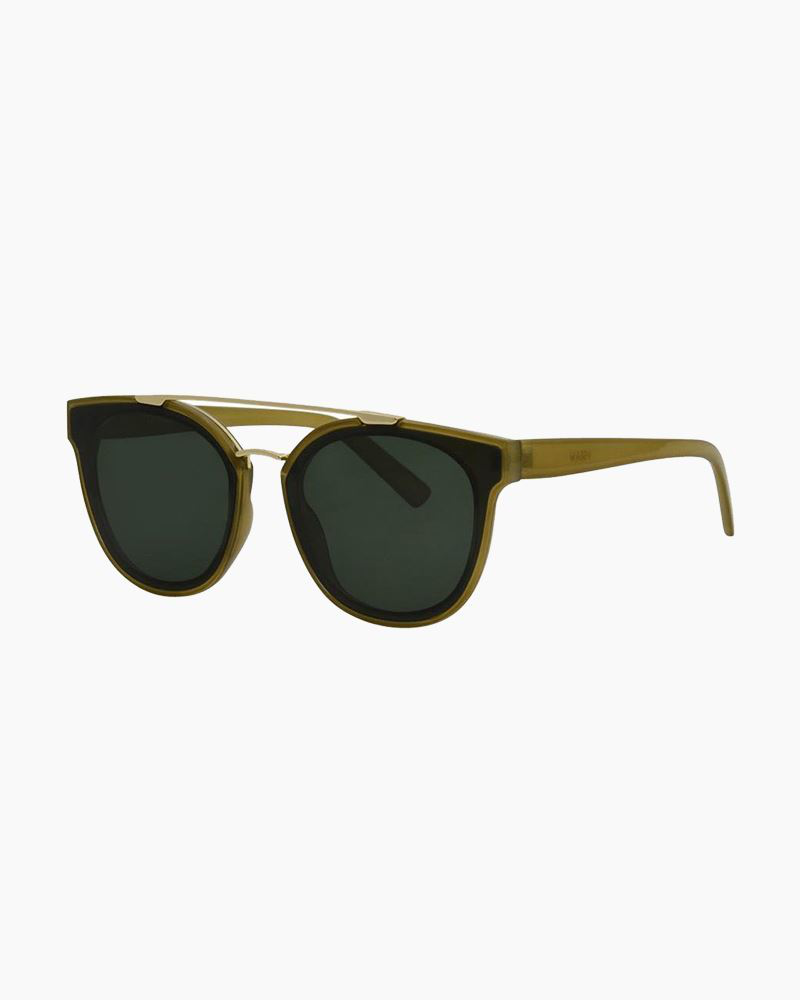 I-SEA Nova Sunglasses - Tort/Green Polarized Lens
