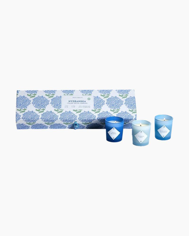 Two's Company Hydrangea Votive Candle - Thumbnail 2