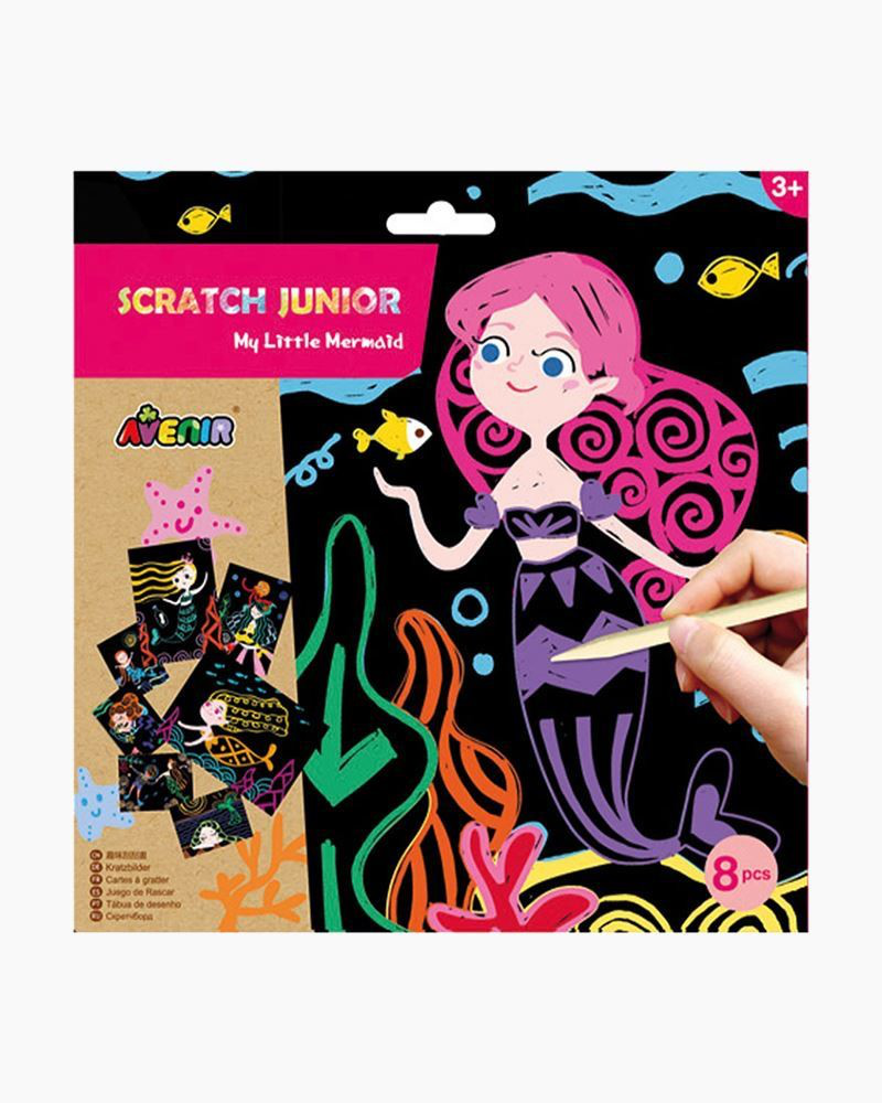 My Little Mermaid Scratch Art Set