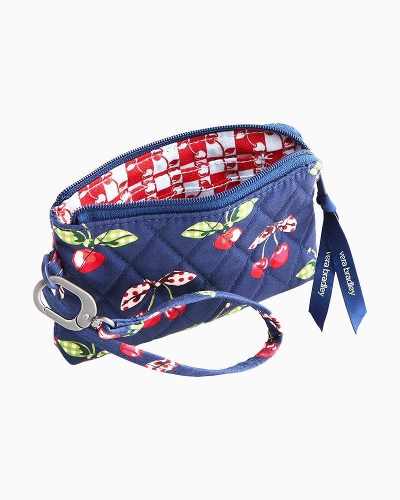 Clip & Zip Wristlet in Cherry Picking | Vera Bradley | The Paper Store