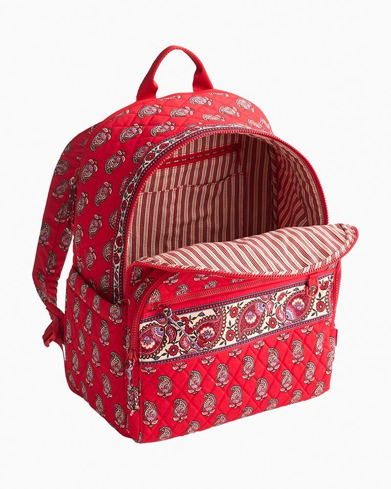 Bancroft Backpack in Flowering Paisley Goji Berry | Vera Bradley