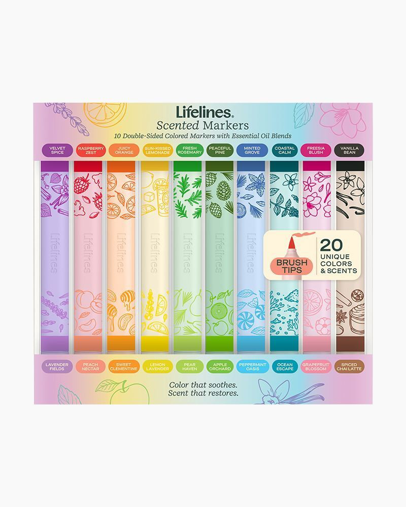 Lifelines Scented Markers (Pack of 20) | Lifelines | The Paper Store