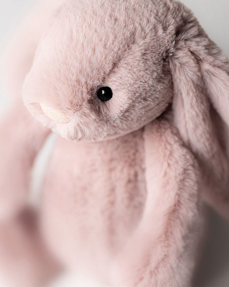 Medium Bashful Luxe Bunny Rosa Plush Toy | Jellycat | The Paper Store