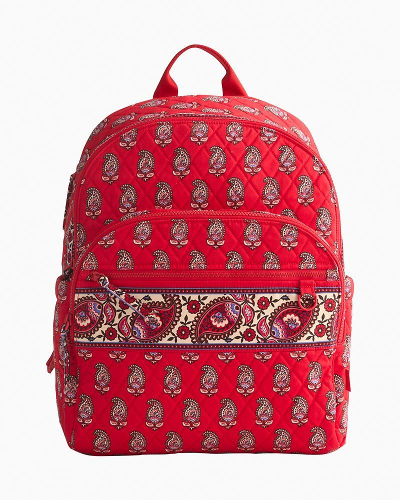 Bancroft Backpack in Flowering Paisley Goji Berry | Vera Bradley