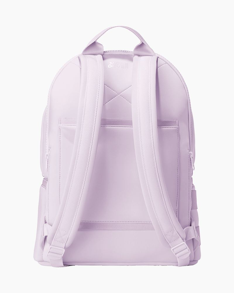 Large Dakota Neoprene Backpack in Washed Lilac | Dagne Dover  display picture 1