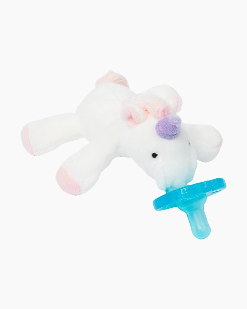 WubbaNub Unicorn Infant Pacifier - White