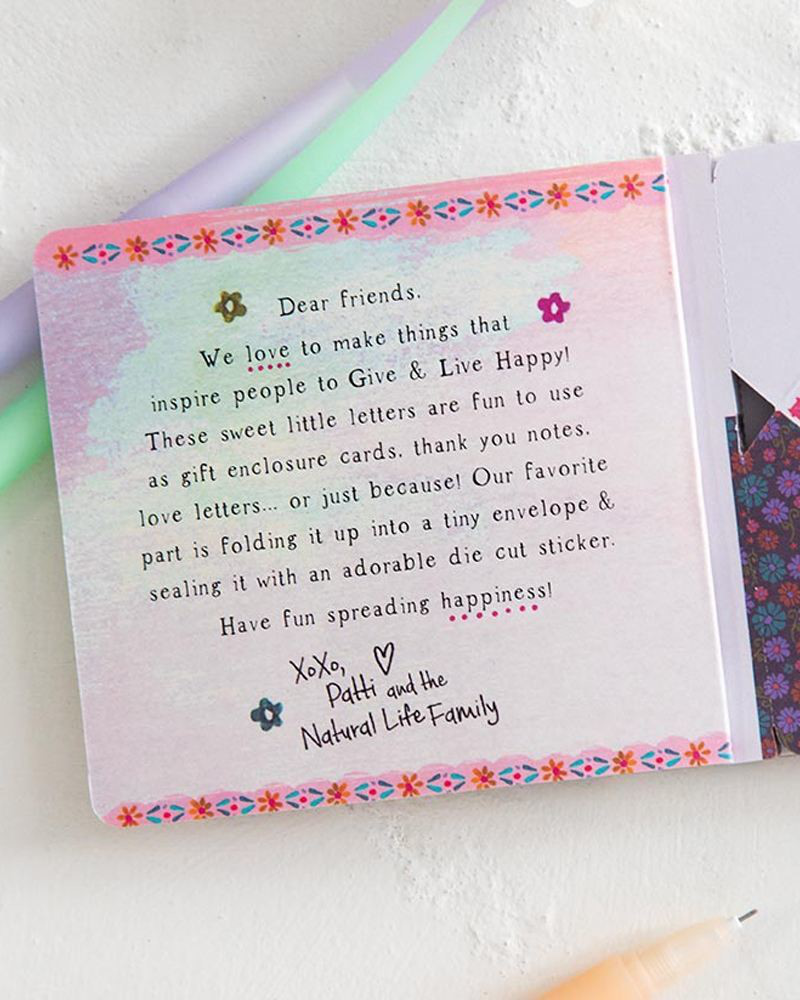 Floral Little Envelope Letters | Natural Life | The Paper Store