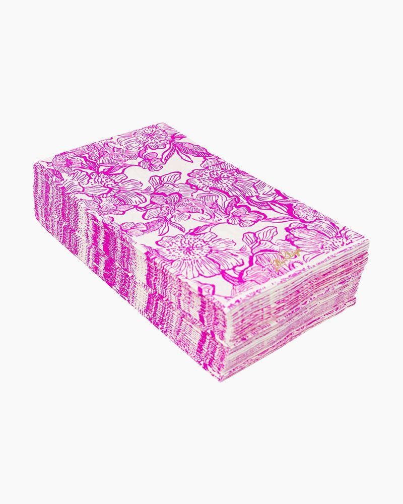 Lilly Pulitzer Paper Dinner Napkins - Unforgettable Pink - Thumbnail 5