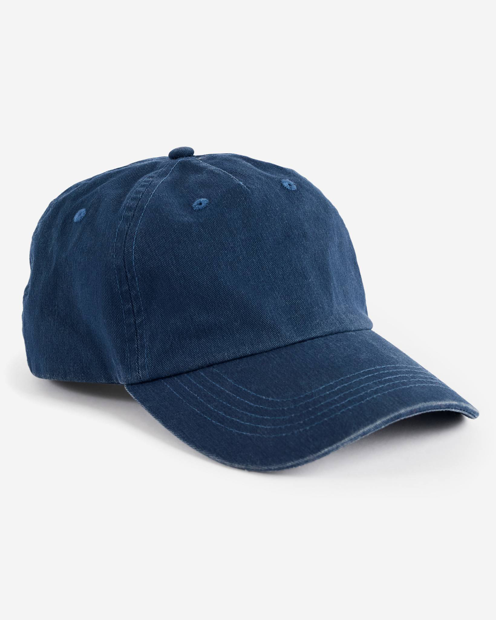 Solid Color Baseball Cap in Dark Denim | Uncharted Threads | The Paper ...