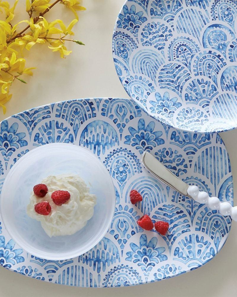 Moroccan Tile Work Platter | Mariposa | The Paper Store