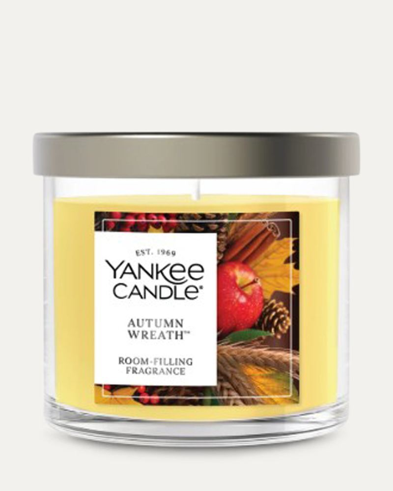 Autumn Wreath Small Tumbler Candle | Yankee Candle