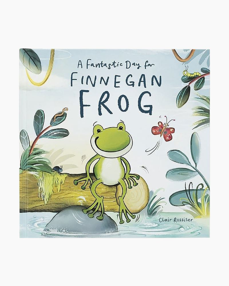A Fantastic Day for Finnegan Frog Book (Hardcover) | Jellycat