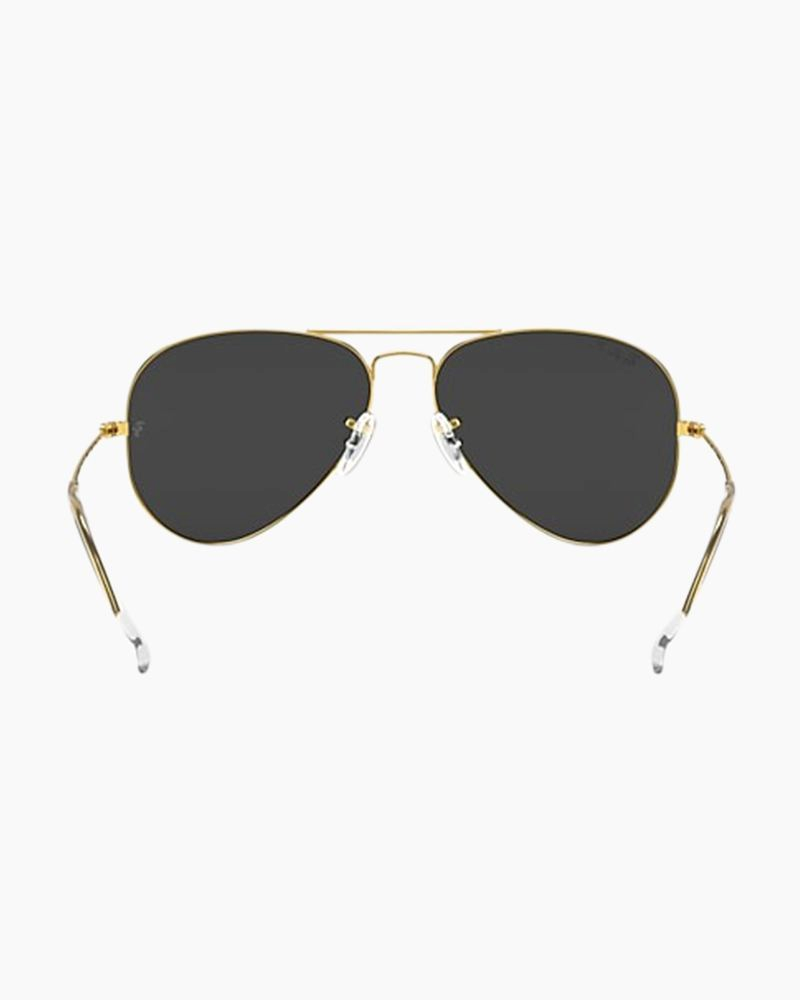 Ray-ban Aviator Classic Polished Gold/Black Ray-Ban RB3025 Aviator Classic XL (58 - 14) with Black  main image 3