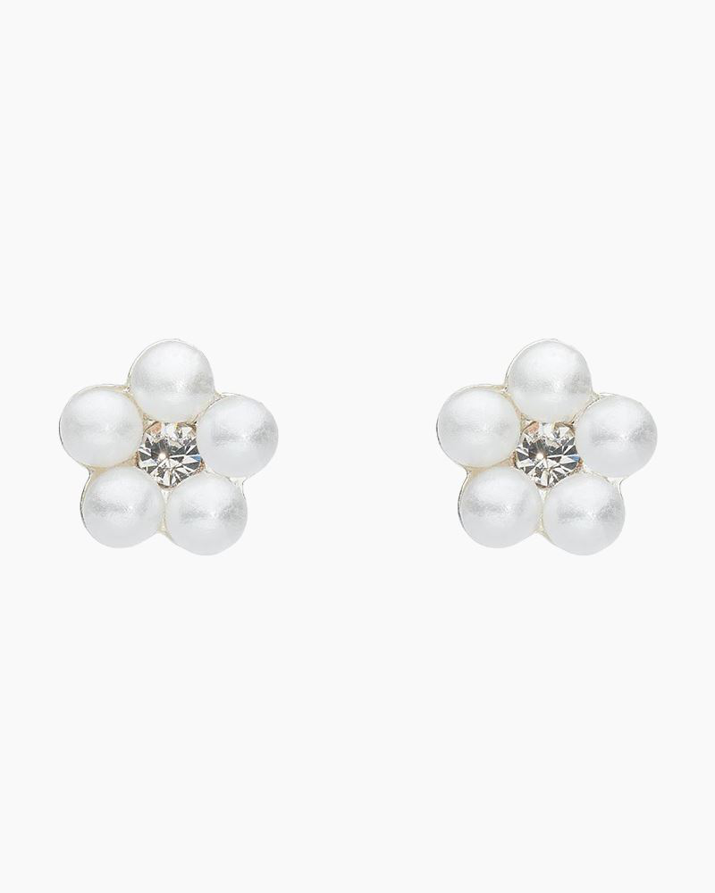 Kit Heath Miniature Sparkle Sweet Heart Pavé Stud Earrings