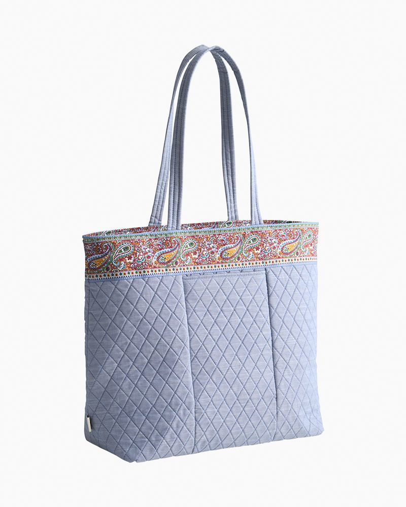 Original Zip Tote in Chambray | Vera Bradley | Uncharted