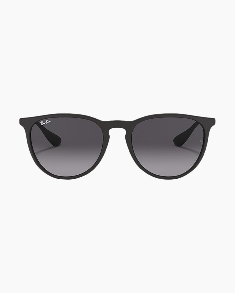 Erika Classic Sunglasses in Polished Black with Grey Lenses | Ray