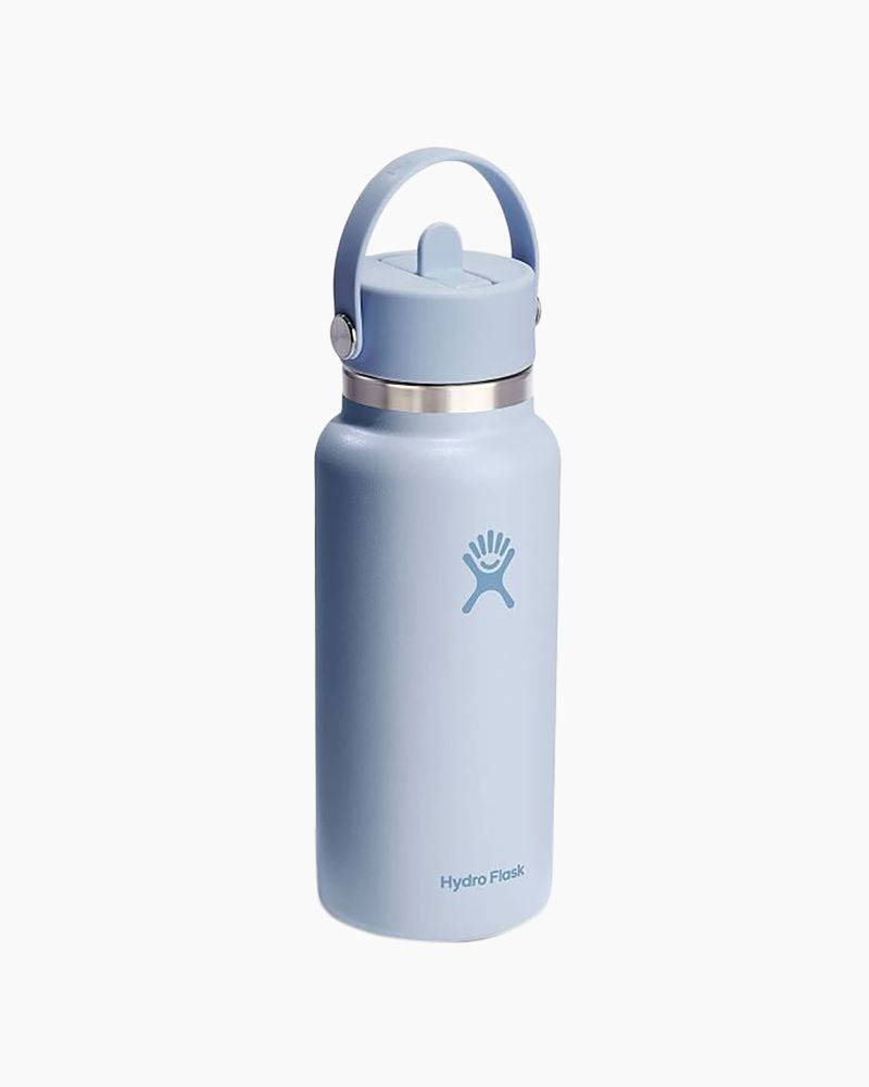32 oz. Wide Mouth Bottle with Flex Straw Cap in Surf | Hydro Flask |  Uncharted