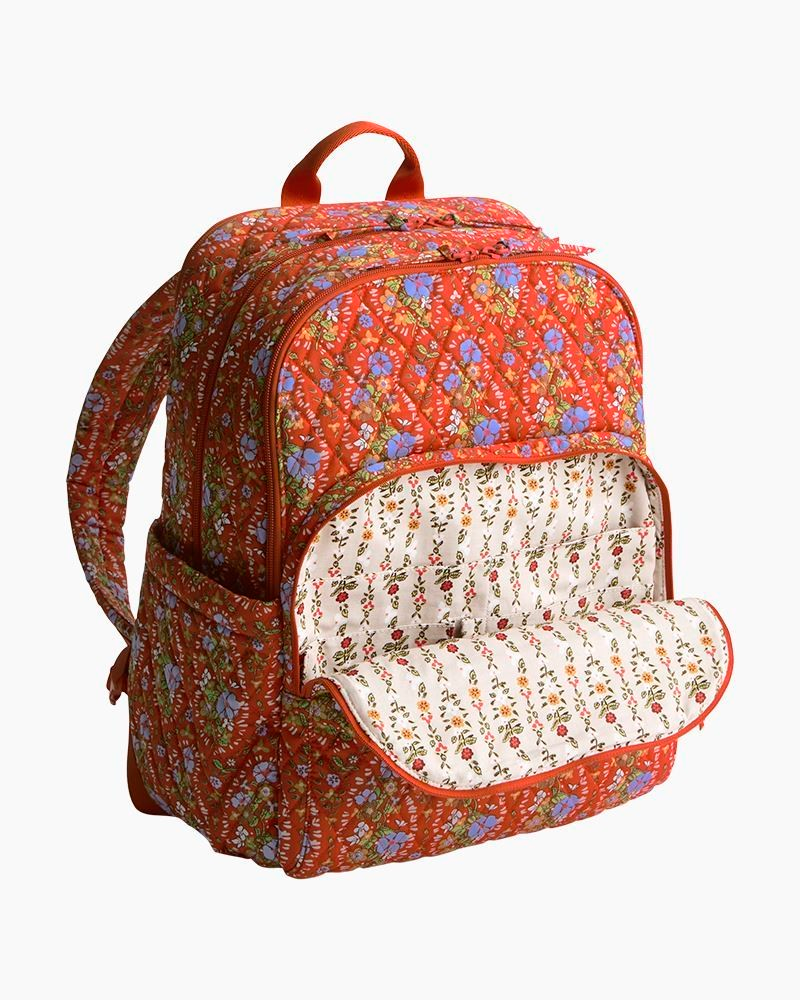 Large Bancroft Backpack in Garden Paisley | Vera Bradley  display picture 3